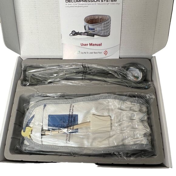 Z-Grav Spinal Decompression System Lumbar Belt For Back Pain Relief Size Large - Picture 3 of 12
